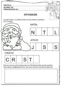 26 Fichas de Actividades de Natal para imprimir / download GRÁTIS
