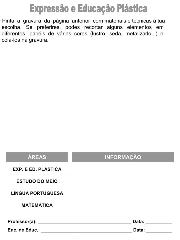 40 Fichas GRÁTIS De Avaliação Trimestrais 1º Ano - Sou Mulher Portuguesa